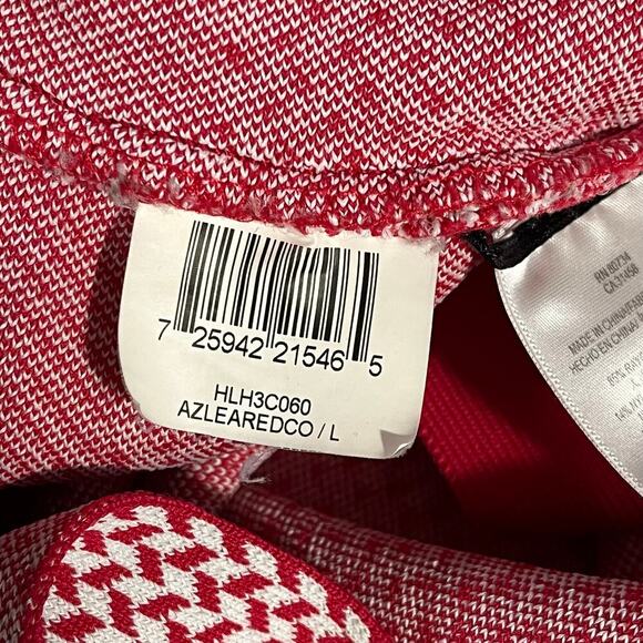 BCBG Maxazria Womens Red White Fair Isle Power Stretch Skirt Size Large - Picture 5 of 8